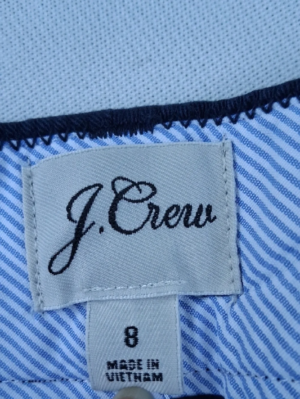 J. Crew Factory Dark Navy Women's Chino‎ Bermuda Shorts